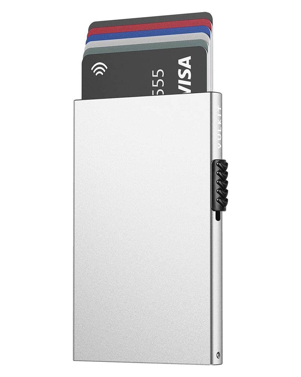 5174 Minimalist Credit Card Holder Pop Up Cards RFID Protection Slim Metal